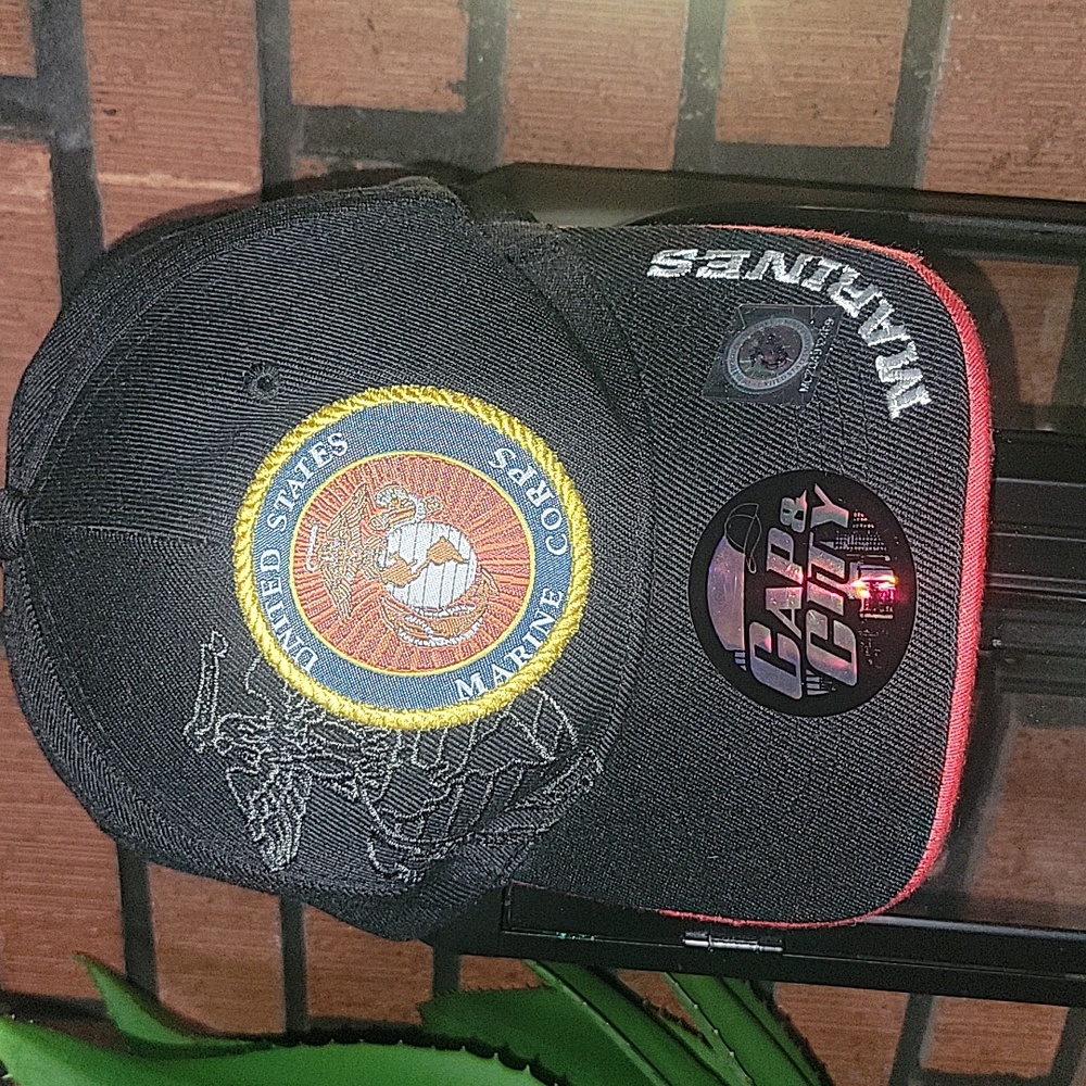 United States Marine Corps Black Cap